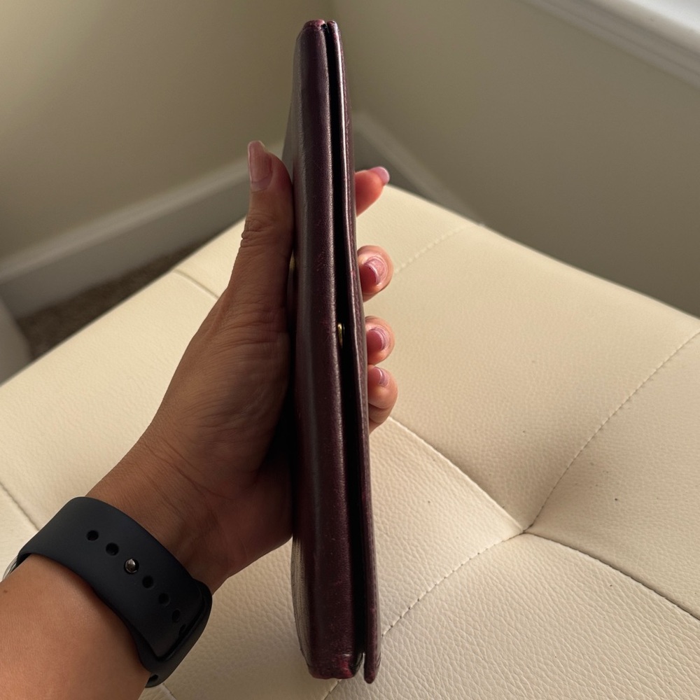 Givenchy Vintage Burgundy Leather Long Wallet - Picture 7 of 12